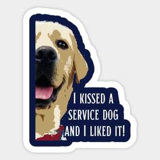 Kiss A Dog.1 Sticker